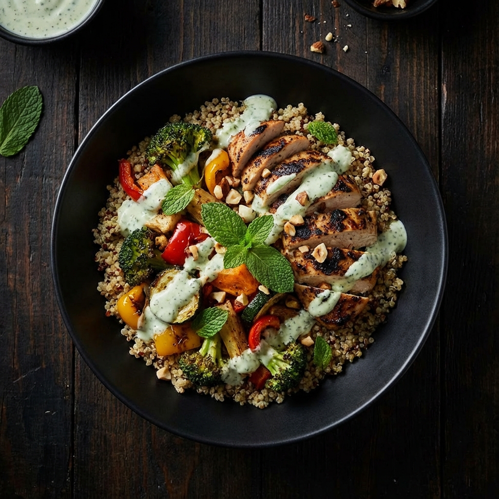 Grilled Chicken Protein Bowl
