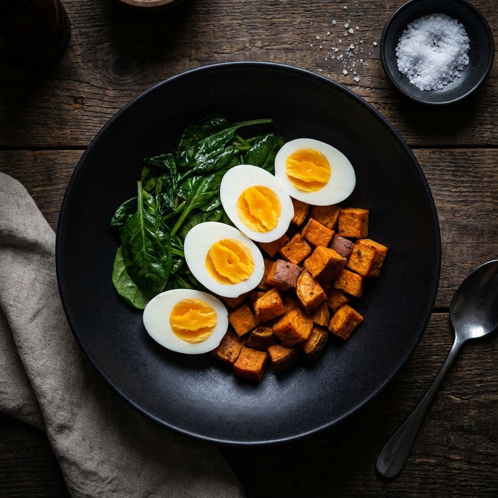 Egg & Sweet Potato Bowl